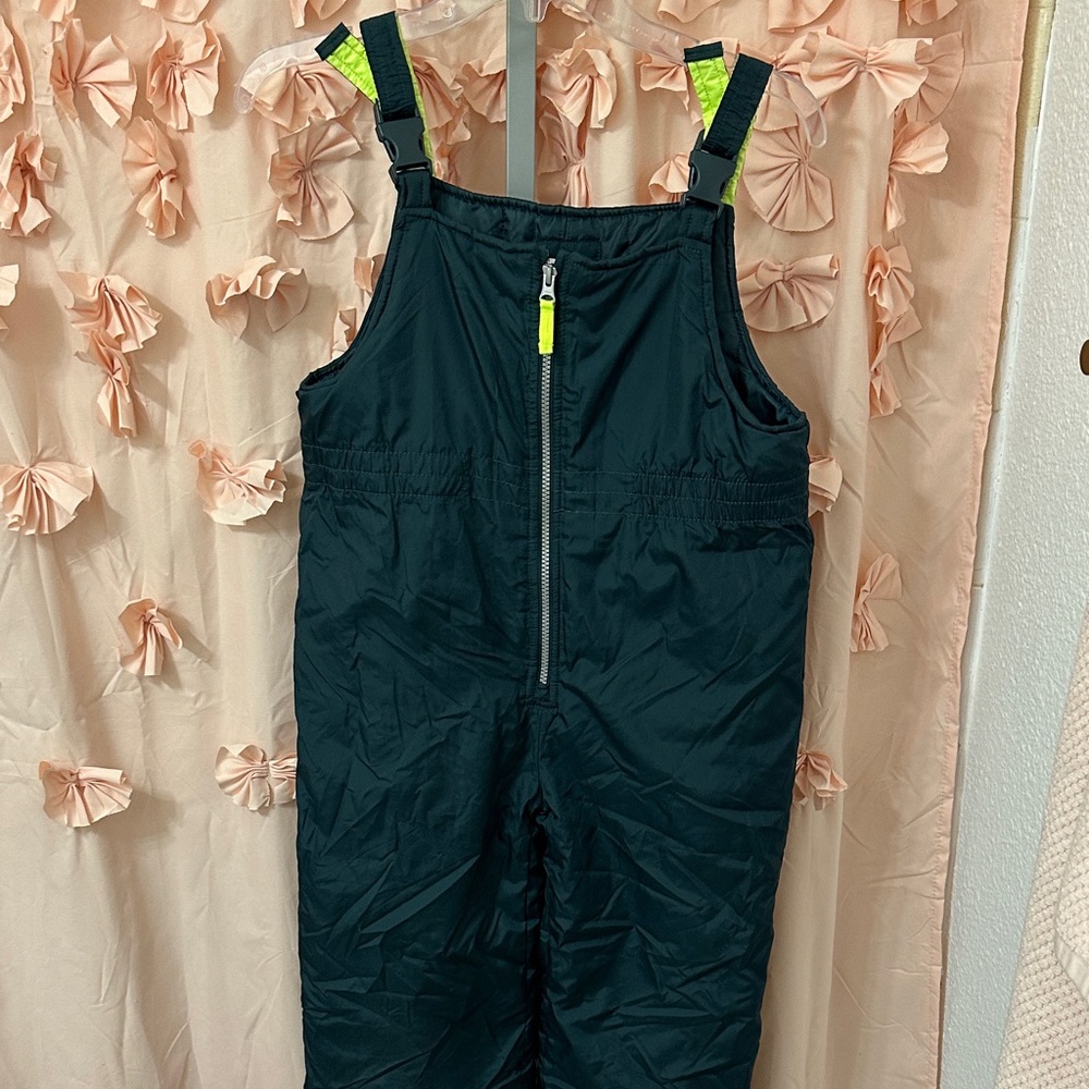 Carter's Green and Neon Green Ski Overalls